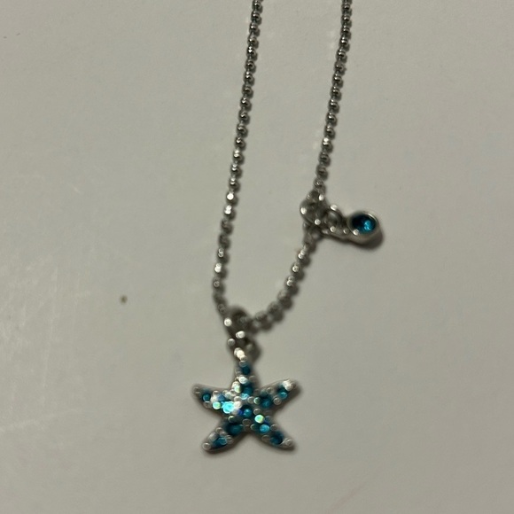 Swarovski Touchstone Crystal Petite Starfish Necklace - Picture 3 of 6